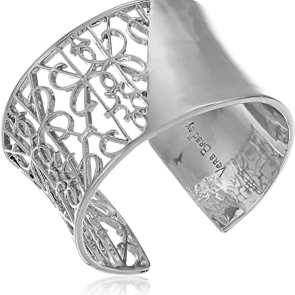 Vera Bradley Signature Wide Cuff - Silver